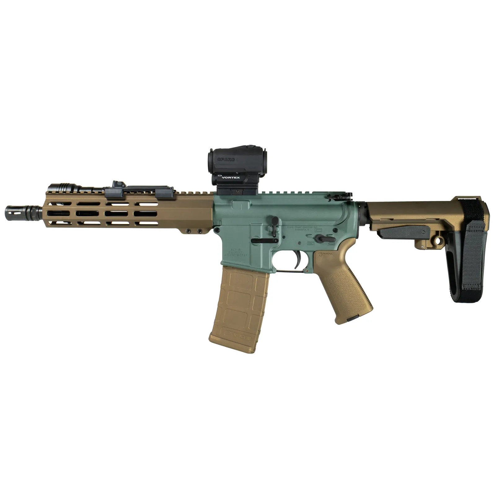 Shark Coast Tactical "Goblin" AR Pistol Bundle - 5.56 NATO, Green & FDE - Image 2